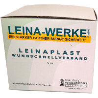 LEINAPLAST Wund-Pflaster, wasserfest, 5 m x 6 cm