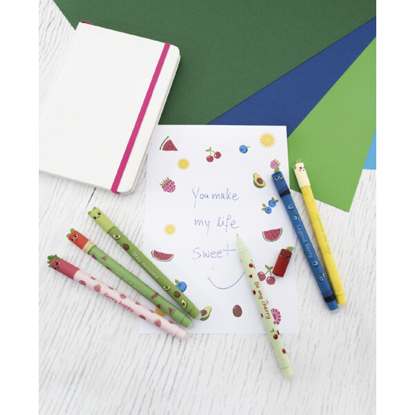 EBERHARD FABER Gelschreiber Fruity Erase it!, 36er Display