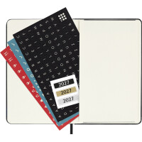 MOLESKINE Taschenkalender 2027, Tage, P A6,Hardcover,schwarz