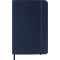 MOLESKINE Taschenkalender 2026 2027, 18 Monate, P A6, blau