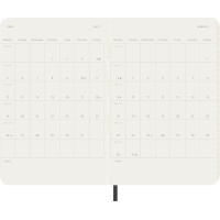 MOLESKINE Taschenkalender 2026 2027, 18 Monate, P A6,schwarz
