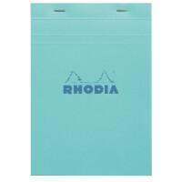 RHODIA Notizblock No. 16, DIN A5, kariert, azurblau