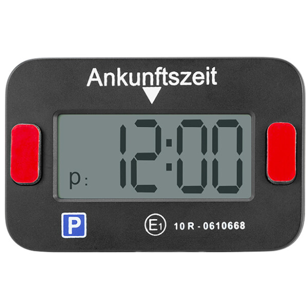LogiLink Elektronische Parkscheibe, schwarz