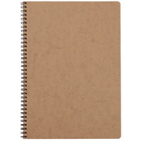 Clairefontaine Spiralbuch NOMADDICT, DIN A4, tabak