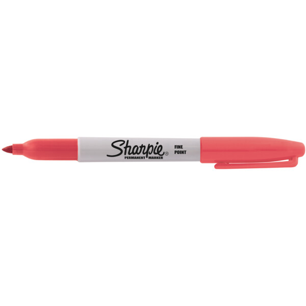 Sharpie Permanent-Marker FINE, Solar Flare Red