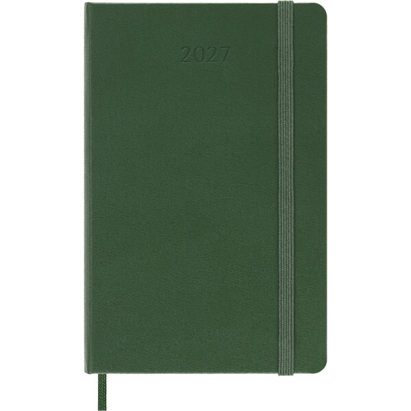 Moleskine Taschenkalender 2027, Tage, P A6, Hardcover, gr&uuml;n