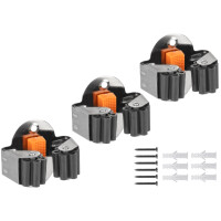 Bradas Besen- & Gerätehalter, 1-fach, 3er Set