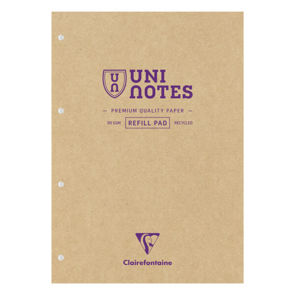 Clairefontaine Notizblock UNI NOTES, DIN A4, kariert