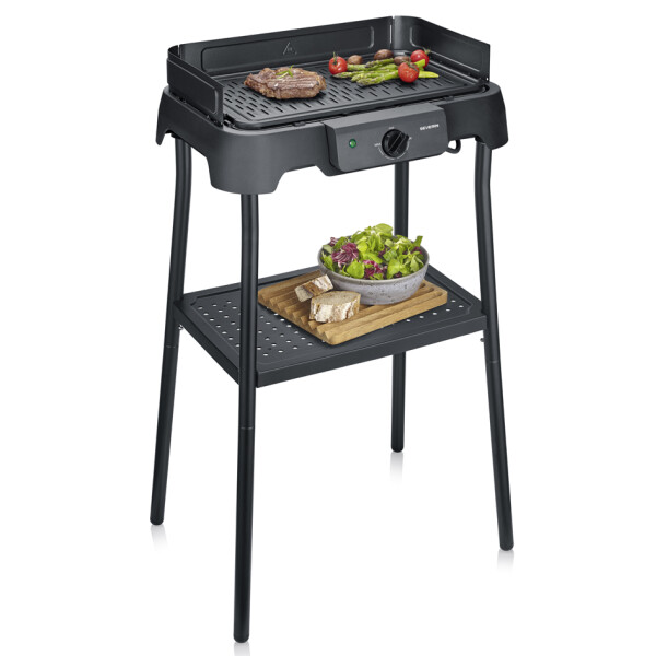 SEVERIN Standgrill PG 8596, mit Grillplatte, schwarz