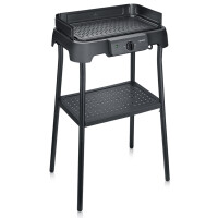 SEVERIN Standgrill PG 8596, mit Grillplatte, schwarz