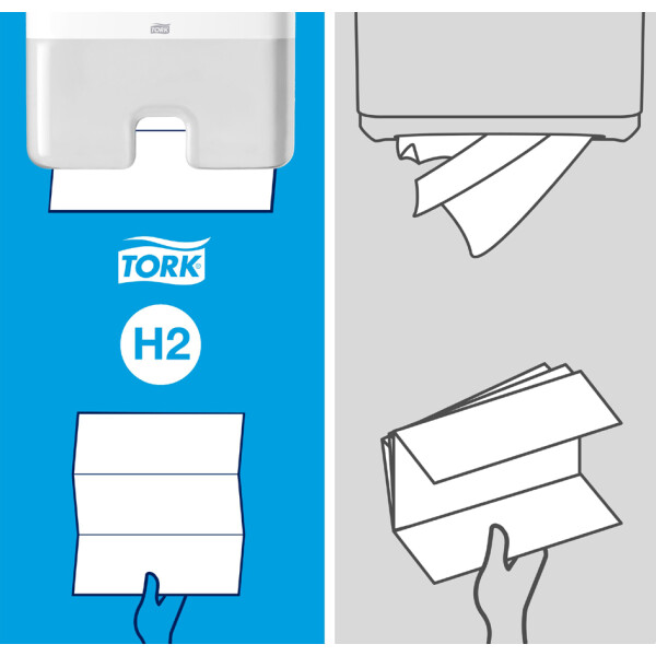 TORK Xpress Multifold Handtuchpapier, 212 x 240 mm, Z-Falz