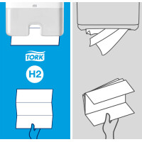 TORK Xpress Multifold Handtuchpapier, 212 x 240 mm, Z-Falz
