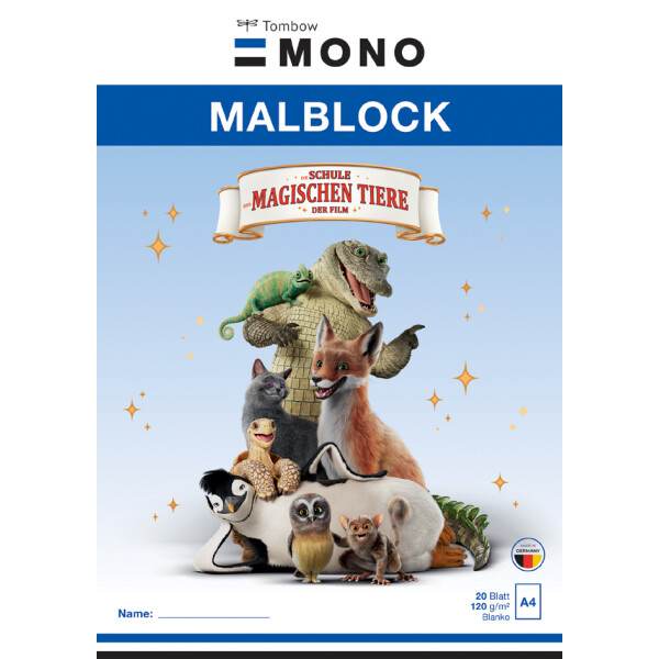 Tombow Malblock "Die Schule der magischen Tiere", DIN A4