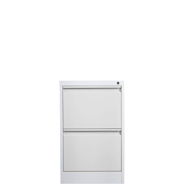 phoenix Aktenschrank FC1002GRK, 2 Schubladen, hellgrau rot