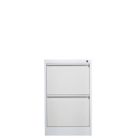 phoenix Aktenschrank FC1002GRK, 2 Schubladen, hellgrau rot