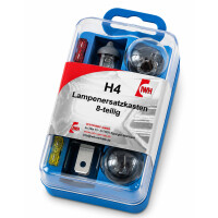 IWH KFZ-Lampenersatzkasten H4, 8-teilig