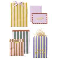 folia Flachbeutel Flat Paper Bags Stripes "GLOW...