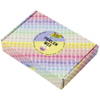 folia Kunstoffperlen-Mix PASTEL Jumbobox, 500 g