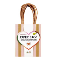 folia Papier-Tragetaschen "STRIPES AMORE",...