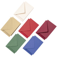 folia Klappkarten CLASSIC, 105 x 148 mm, farbig sortiert