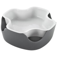 metaltex Snack-Schale 2in1, PP, weiß grau