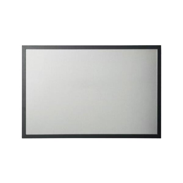 Bi-Office Design-Wei&szlig;wandtafel, 600 x 450 mm, schwarz silber