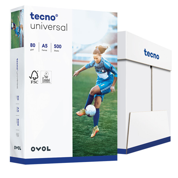 TECNO Universal Businesspapier A5 80g - 1/2 Palette (100.000 Blatt)