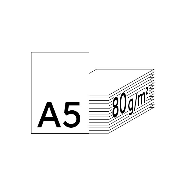 TECNO Universal Businesspapier A5 80g - 1/2 Palette (100.000 Blatt)