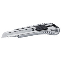 WESTEX Cutter, Aludruckguss, Klinge: 9 mm, silber