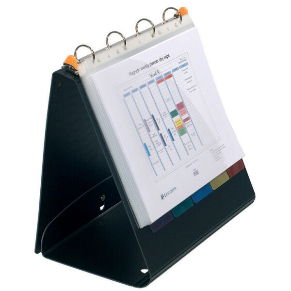 EXACOMPTA Tisch-Flipchart EXASHOW, A4 quer, PP, schwarz