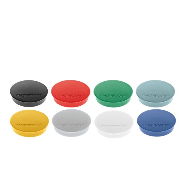 magnetoplan Discofix Rundmagnet "standard", wei&szlig;