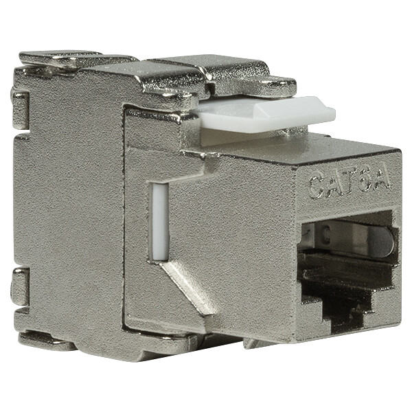 LogiLink Keystone Modul Kat.6A, Klasse EA, geschirmt, grau