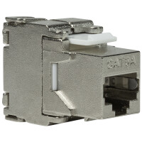 LogiLink Keystone Modul Kat.6A, Klasse EA, geschirmt, grau