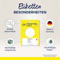AVERY Zweckform Vielzweck-Etiketten, 76 x 19 mm, weiß, FP