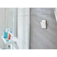 tesa Powerstrips Duo-Haken WATERPROOF Metall Plastik