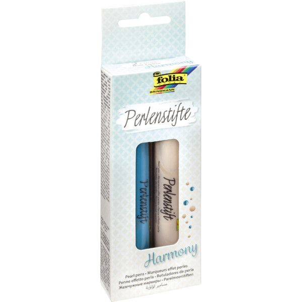 folia Perlenstifte "Neon", 30 ml, 2er Set