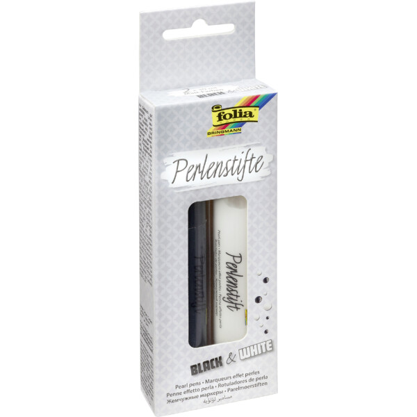 folia Perlenstifte "Neon", 30 ml, 2er Set