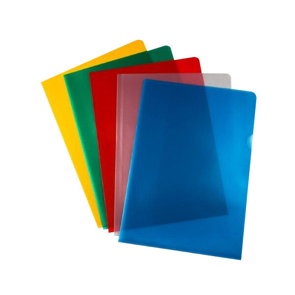 proOFFICE Sichth&uuml;lle, DIN A4, PP-Folie, genarbt, blau
