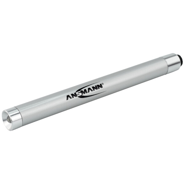 ANSMANN LED-Stiftleuchte X15, Aluminiumgehäuse, silber
