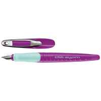 herlitz Füllhalter my.pen, Federbreite: M, weiß schwarz