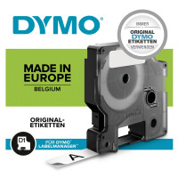 DYMO D1 Schriftbandkassette schwarz gelb, 6 mm x 7 m