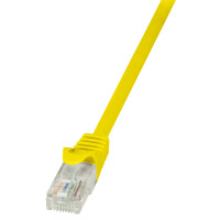 LogiLink Patchkabel, Kat. 5e, U UTP, 2,0 m, gelb