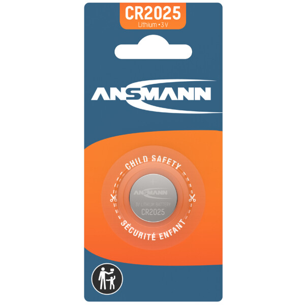 ANSMANN Lithium Knopfzelle "CR1620", 3,0 Volt, 1er-Blister