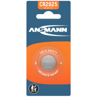 ANSMANN Lithium Knopfzelle "CR1620", 3,0 Volt, 1er-Blister