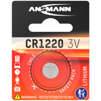 ANSMANN Lithium Knopfzelle "CR1620", 3,0 Volt, 1er-Blister