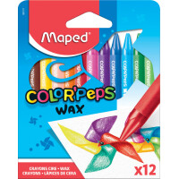 Maped Wachsmalstift COLORPEPS WAX, 12er Kartonetui