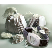 APLI Warenanhänger - Kleinpackung, Maße: 22 x 35 mm, weiß