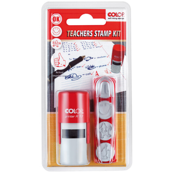 COLOP Teachers Stempel Set, Motivationsstempel inkl 4 Motive