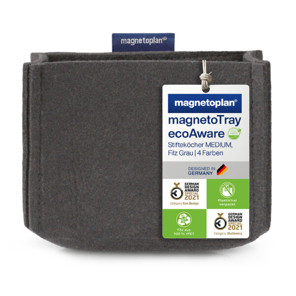 magnetoplan Stifteköcher magnetoTray, medium, blau