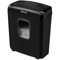 Fellowes Aktenvernichter Powershred 6M, schwarz, Partikel